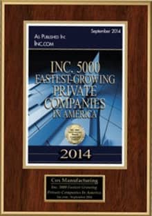 Shenzhen Machine Screw Parts Inc. Inc Magazine Plaque