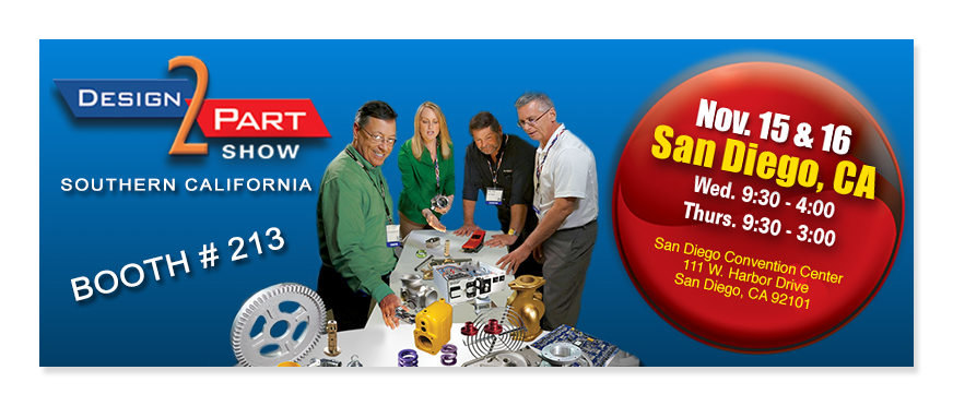 Design 2 Part Trade Show San Diego